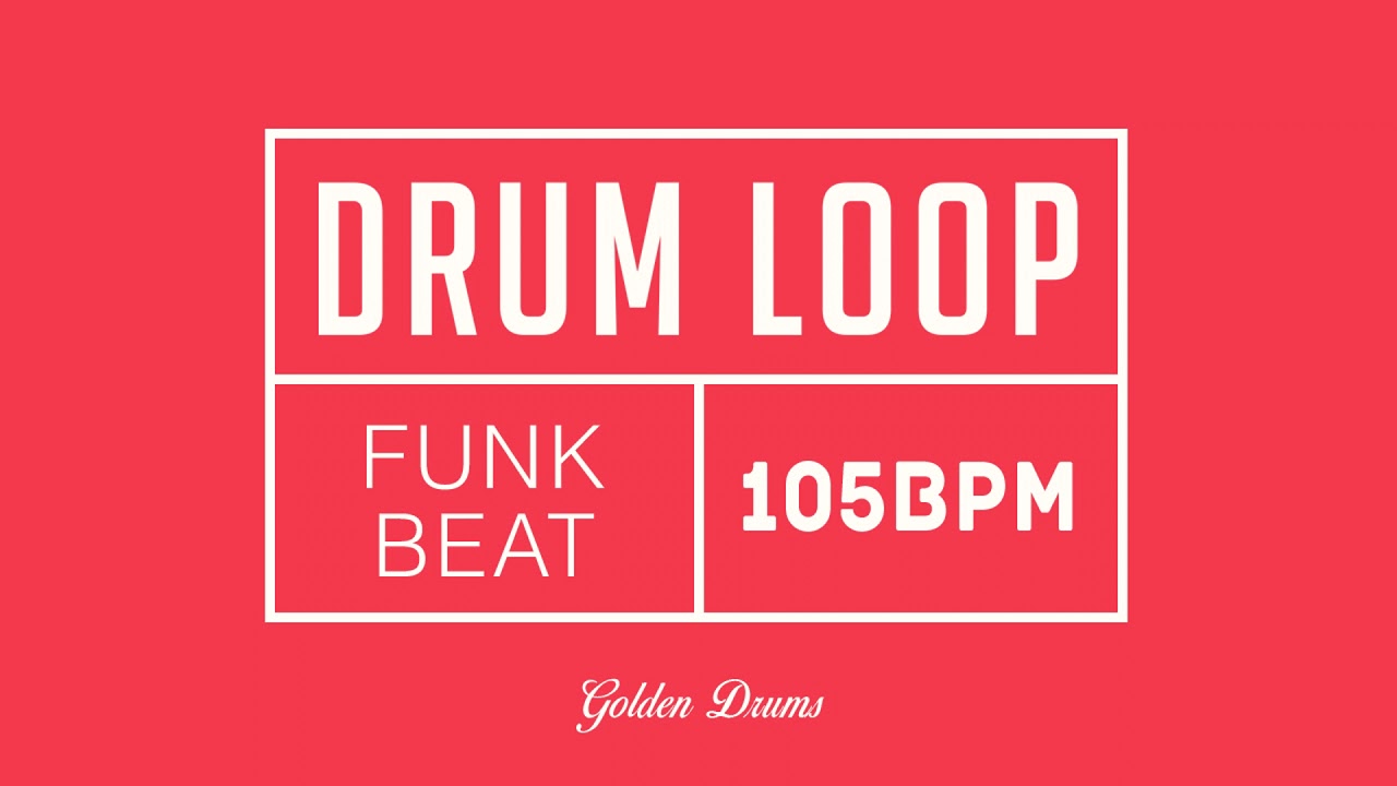 Funk Drum Loop 105 BPM