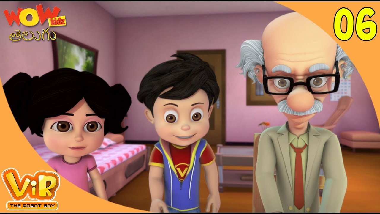 Vir: The Robot Boy Cartoon In Telugu | Telugu Stories | Compilation 06| Wow Kidz Telugu