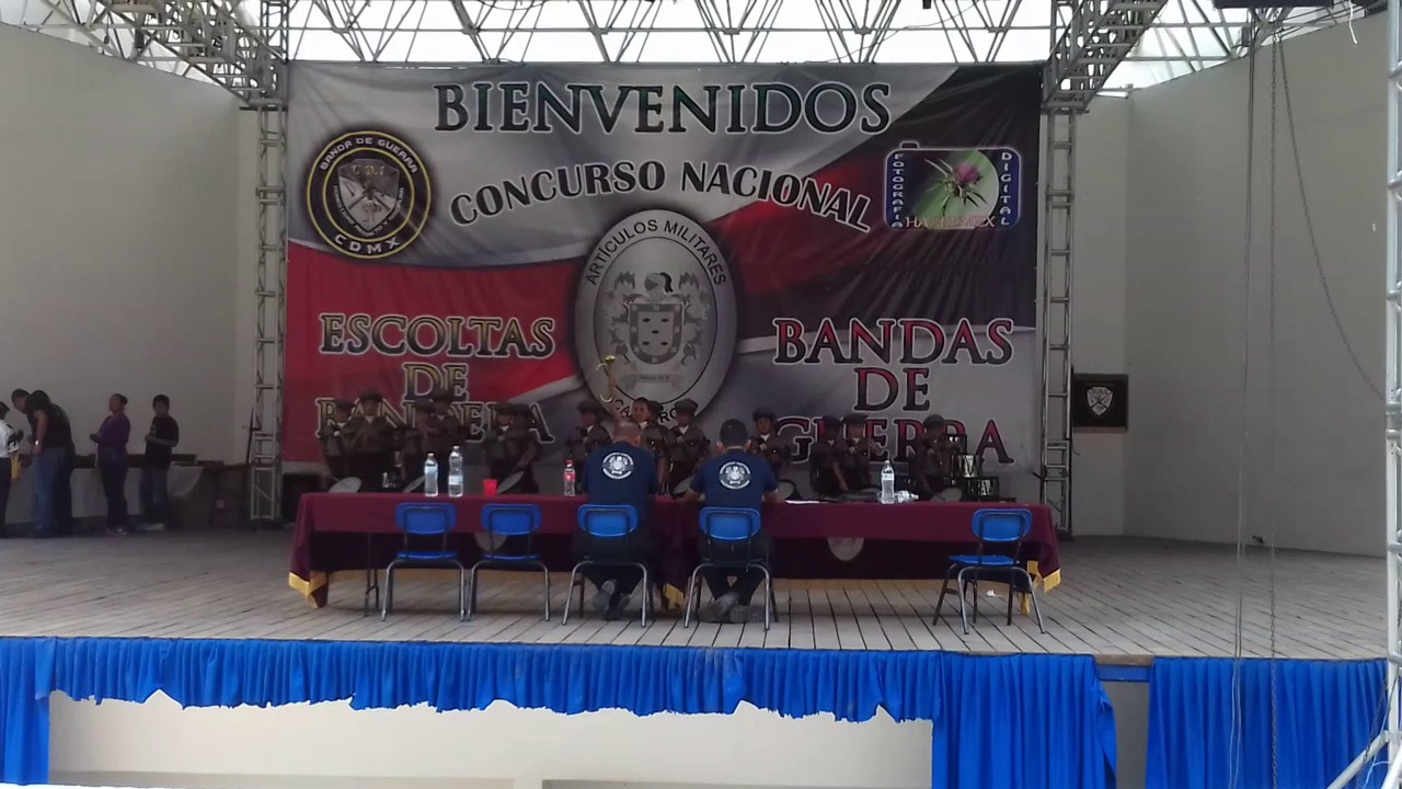 Banda de guerra Espartanos - Instructor Ángel Miranda