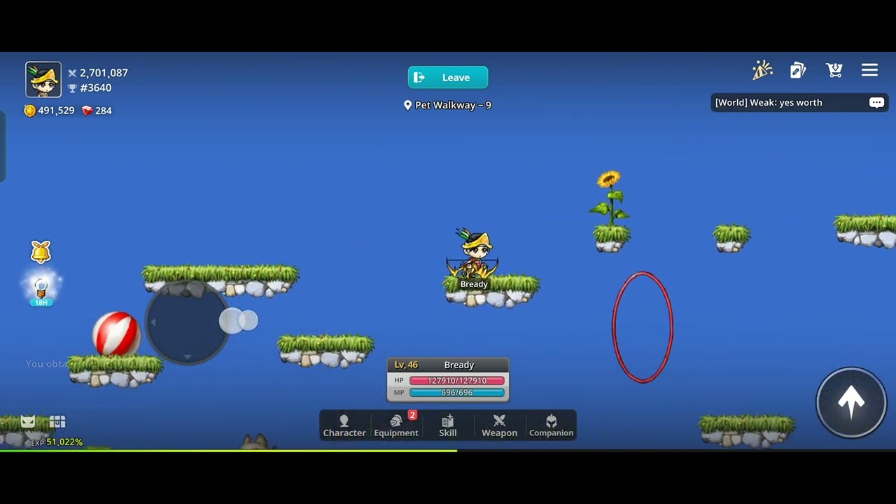 [MapleStory Idle RPG] Pet Walkway on Mobile