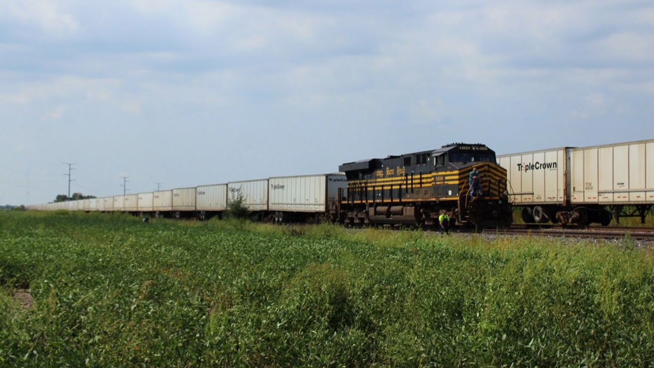 Chasing the Final NS 256, With the Last Daylight Roadrailer Meet - Springfield to Sidney, IL