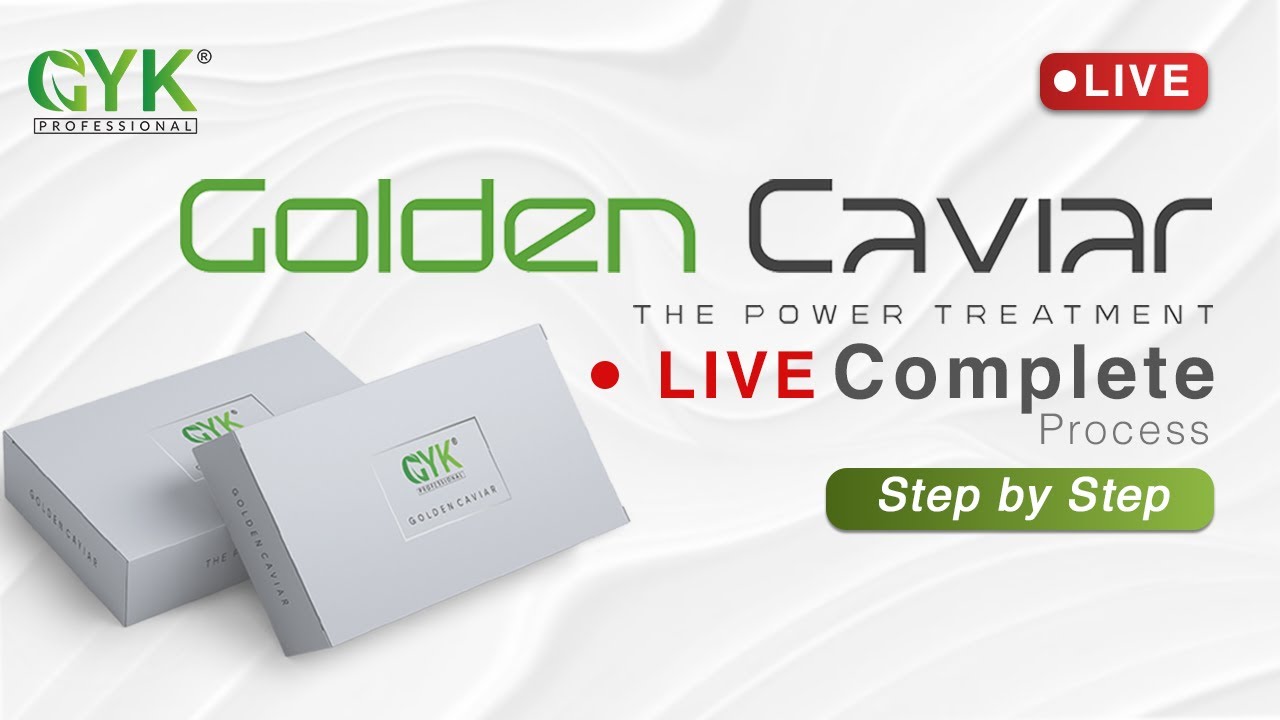 Golden Caviar Treatment by GYK Professional 💛 Live Demo + Full Step-by-Step Guide