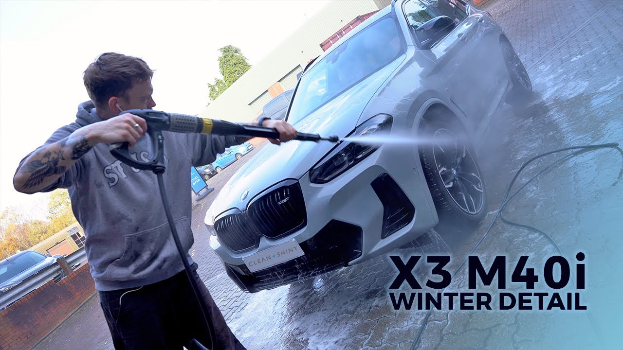 2023 BMW X3 M40i Gtechniq Winter Wash & Detail | Clean + Shiny