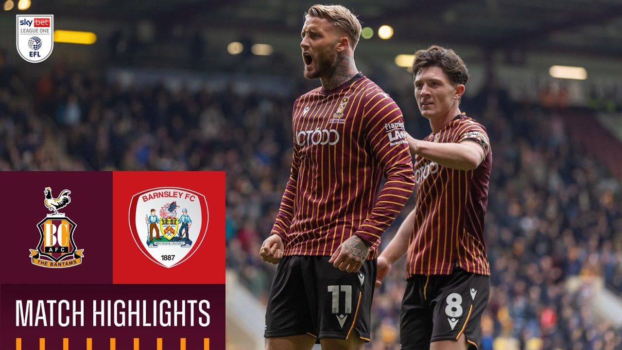 MATCH HIGHLIGHTS: Bradford City v Barnsley