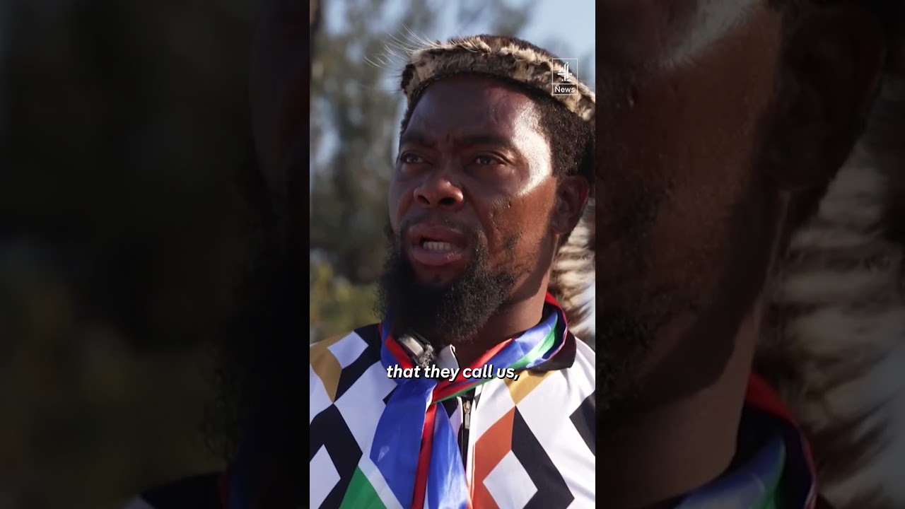 Why does this man want immigrants to leave South Africa?