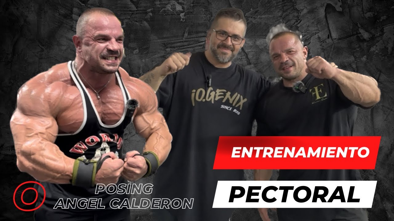 ENTRENAMIENTO DE PECHO CON ÁNGEL CALDERON A 15 SEMANAS DEL MR.OLYMPIA🔥/POSING / FRANCISCO ESPIN