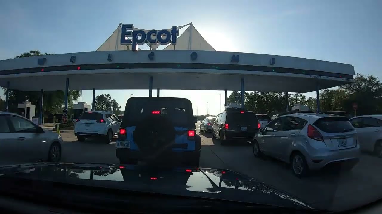 Orlando Time Lapse Driving Storey Lake to Disney's Epcot August 2019
