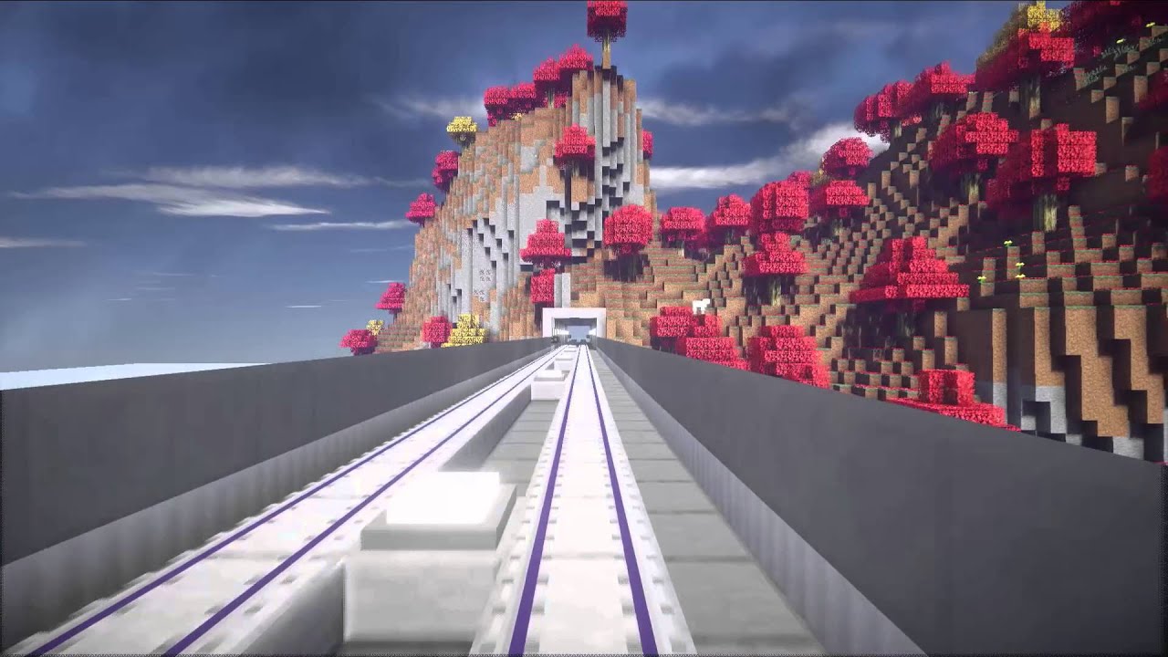 【Minecraft】Biucraft Server - Metro Line 12 Full Journey POV