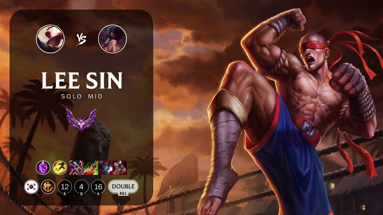 Lee Sin Mid vs Akali - KR Master Patch 13.15