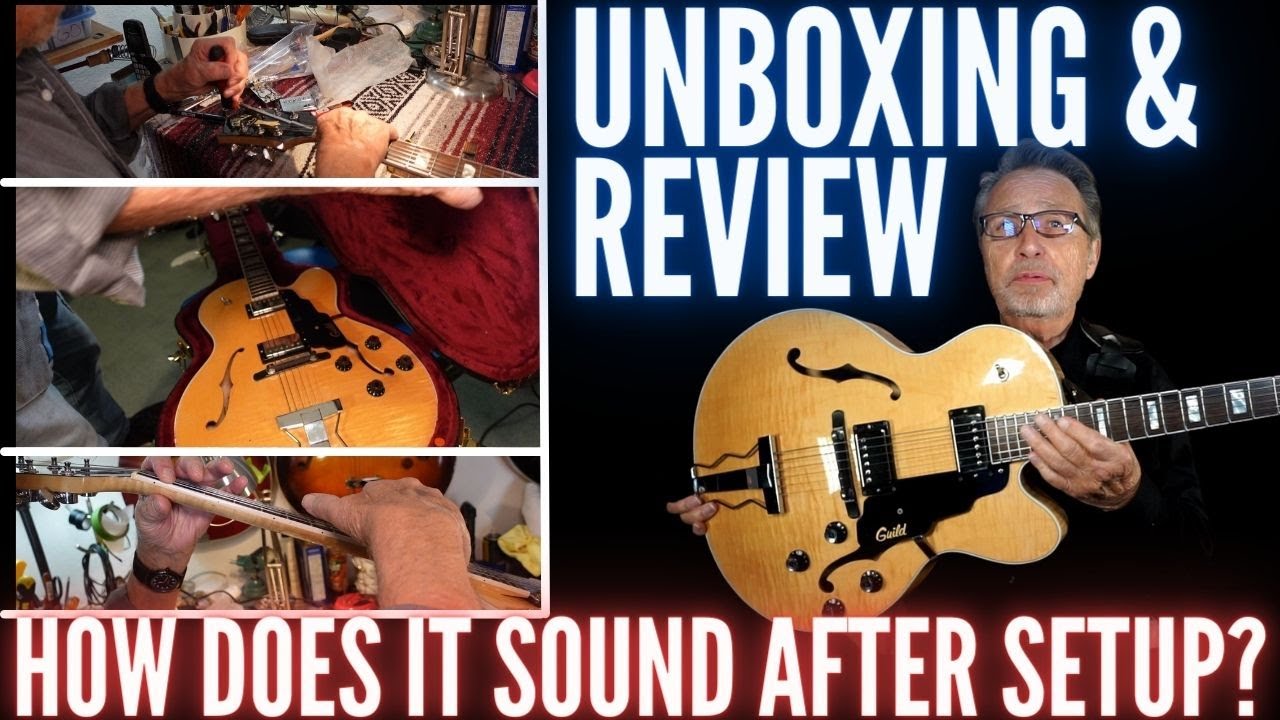 Jazz Guitar Unboxing & Demo | How Does It Sound After My Setup? | Jazz Archtop Guitar Review |