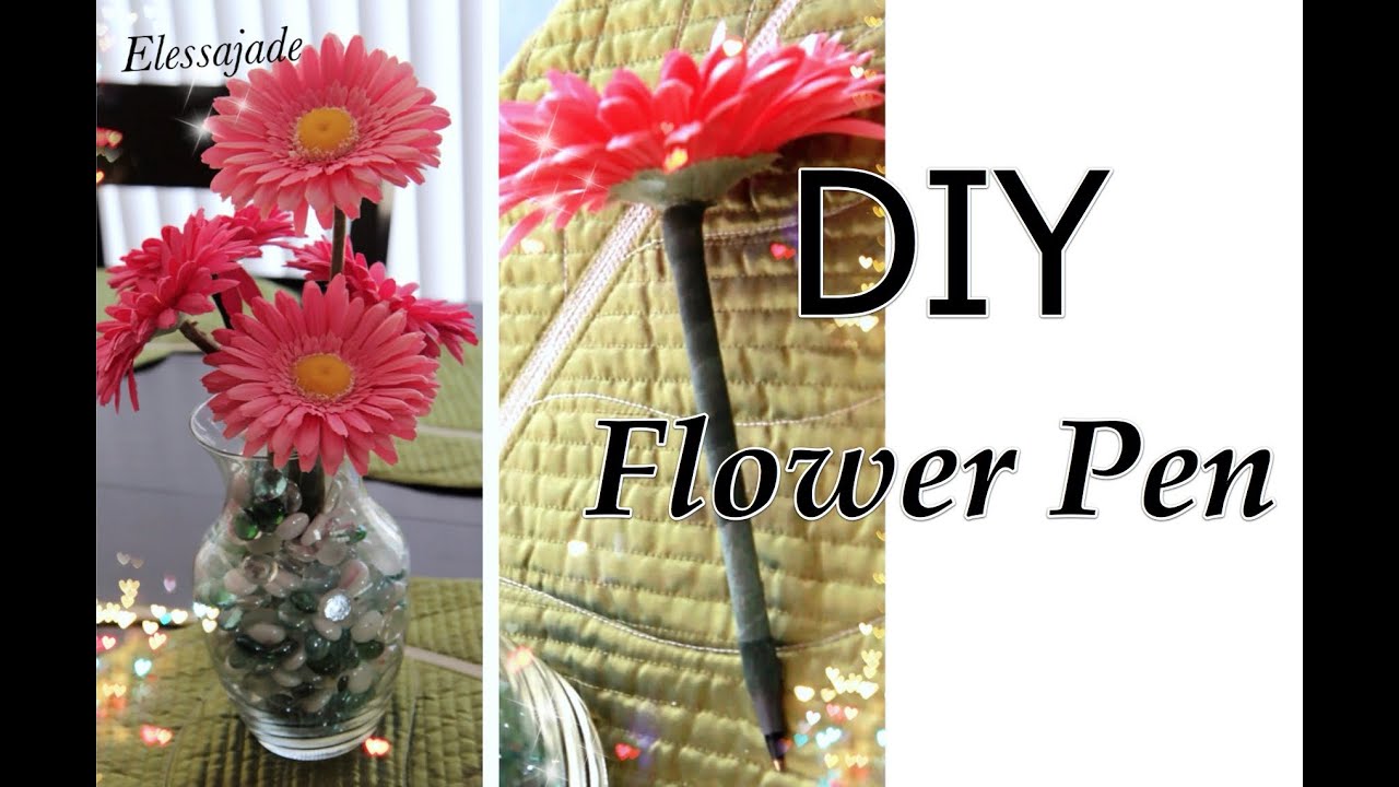 How To:  DIY FLOWER Pen Bouquet