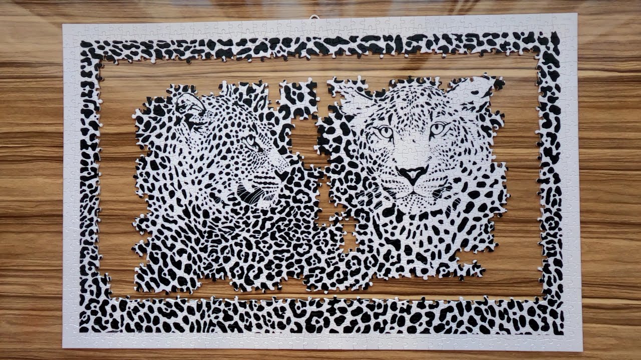 Pintoo Extreme Puzzle Leopard - H1548 - 1000 Piece Plastic Puzzle