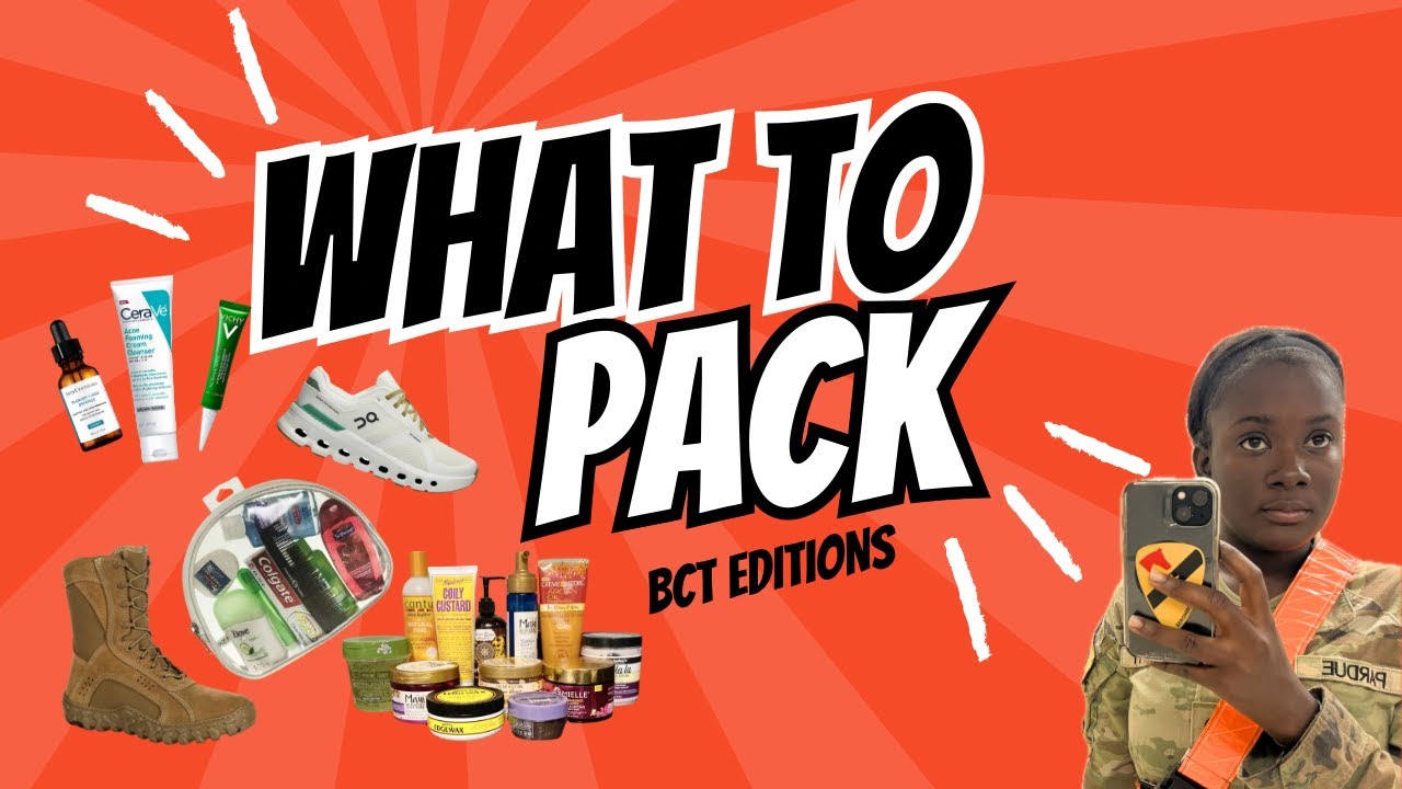Military Edition: Army Basic Training Packing List 2024!!! | PACK LIGHT!!! | What You Need!!