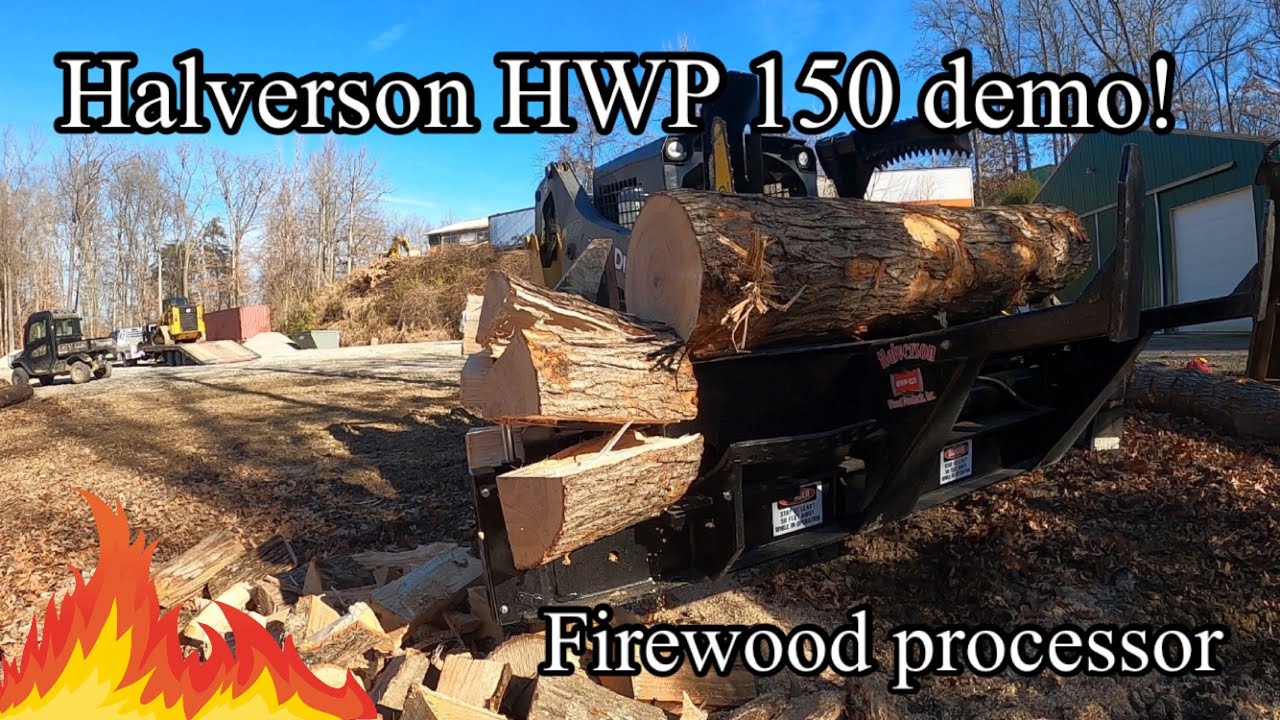 @HalversonWoodProductsInc  HWP 150 short demo video HWP150 firewood processor