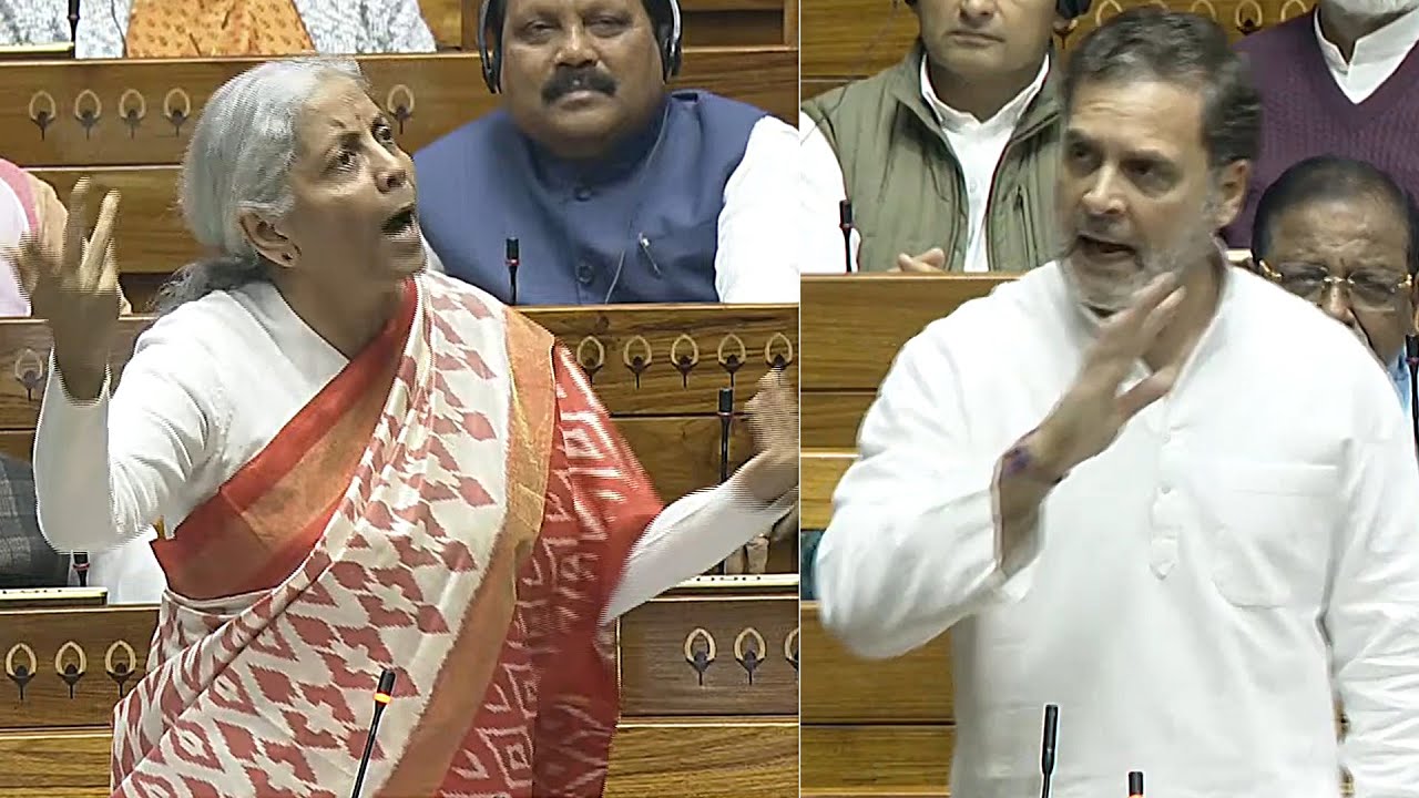 Aggressive Debate Between Rahul Gandhi Vs Nirmala Sitharaman In Lok Sabha | PM Narendra Modi