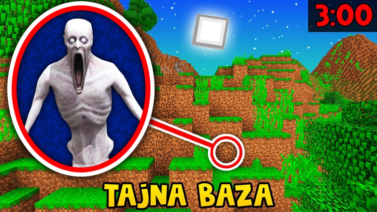 ZNALAZŁEM ULTRA SEKRETNĄ BAZĘ STRASZNEGO POTWORA SCP W MINECRAFT?! GPLAY & LUMI