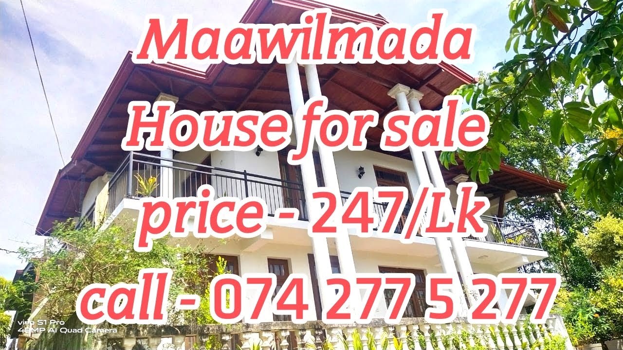 Kandy citylimit, Maawilmada House for sale price 247/lk