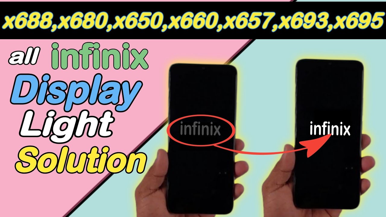 All android phone display light problem solution | infinix|Tecno| itel | mobile  backlight problem