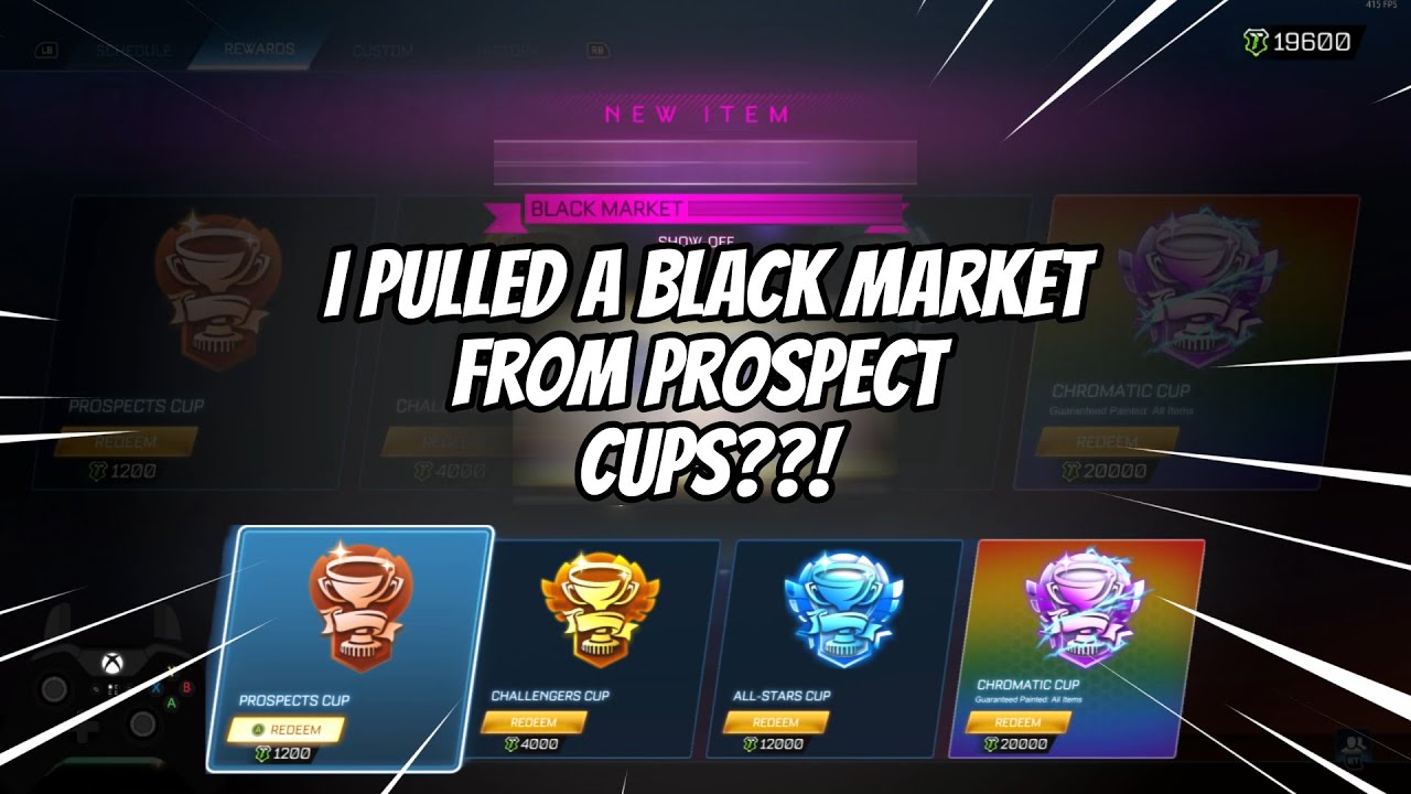 I PULLED A BLACK MARKET FROM A PROSPECT CUP?! | ROCKET LEAGUE CRATE OPENING!