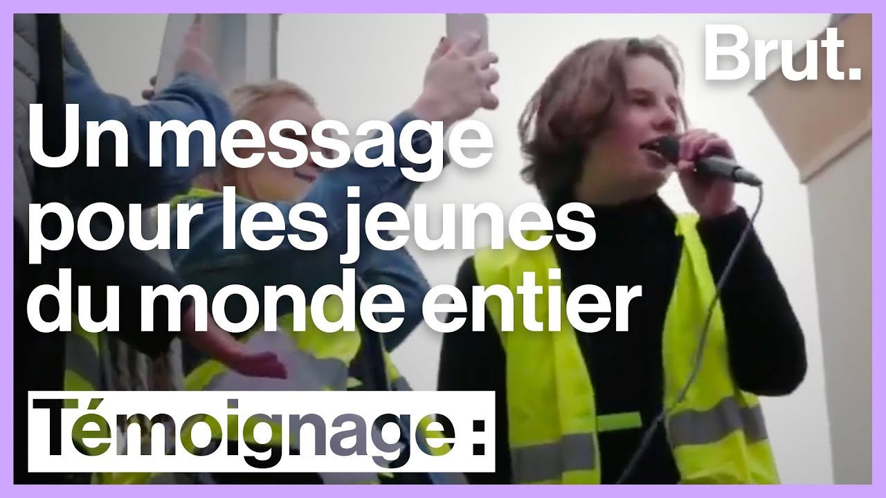 Youth for Climate : le message d'Anuna De Wever aux jeunes du monde entier