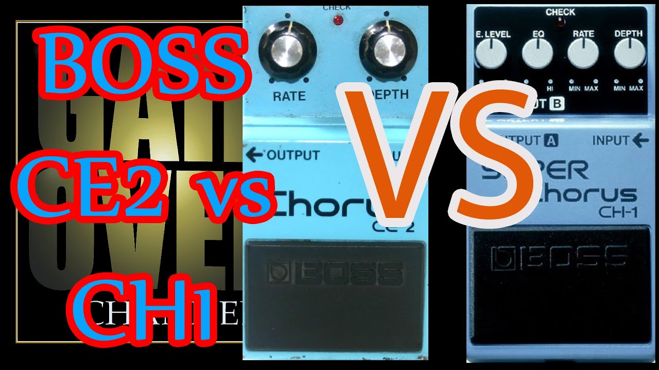 Boss CE-2 vs CH-1 (Pedal Review)