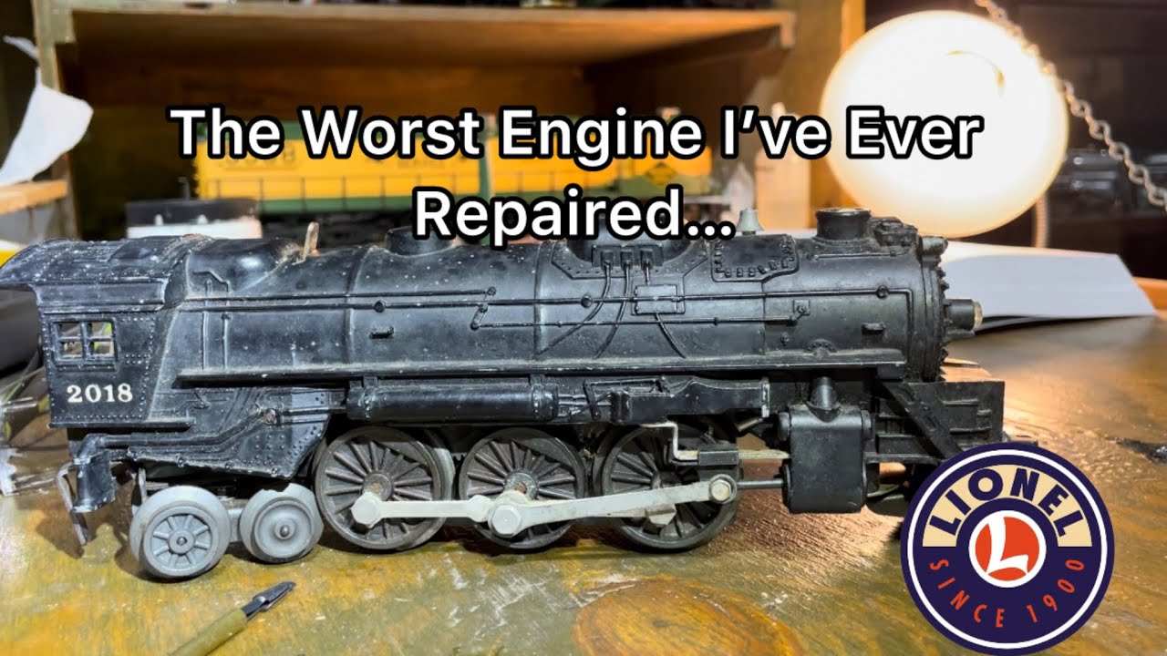 Repairing the Worst Lionel Steam Engine I have Ever Seen! #oscale #lioneltrains