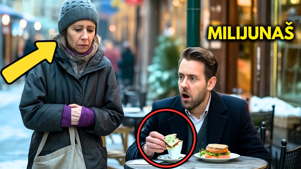 “Mogu li jesti s tobom?” – pitala je beskućnica milijunaša. Njegov odgovor rasplakao je sve