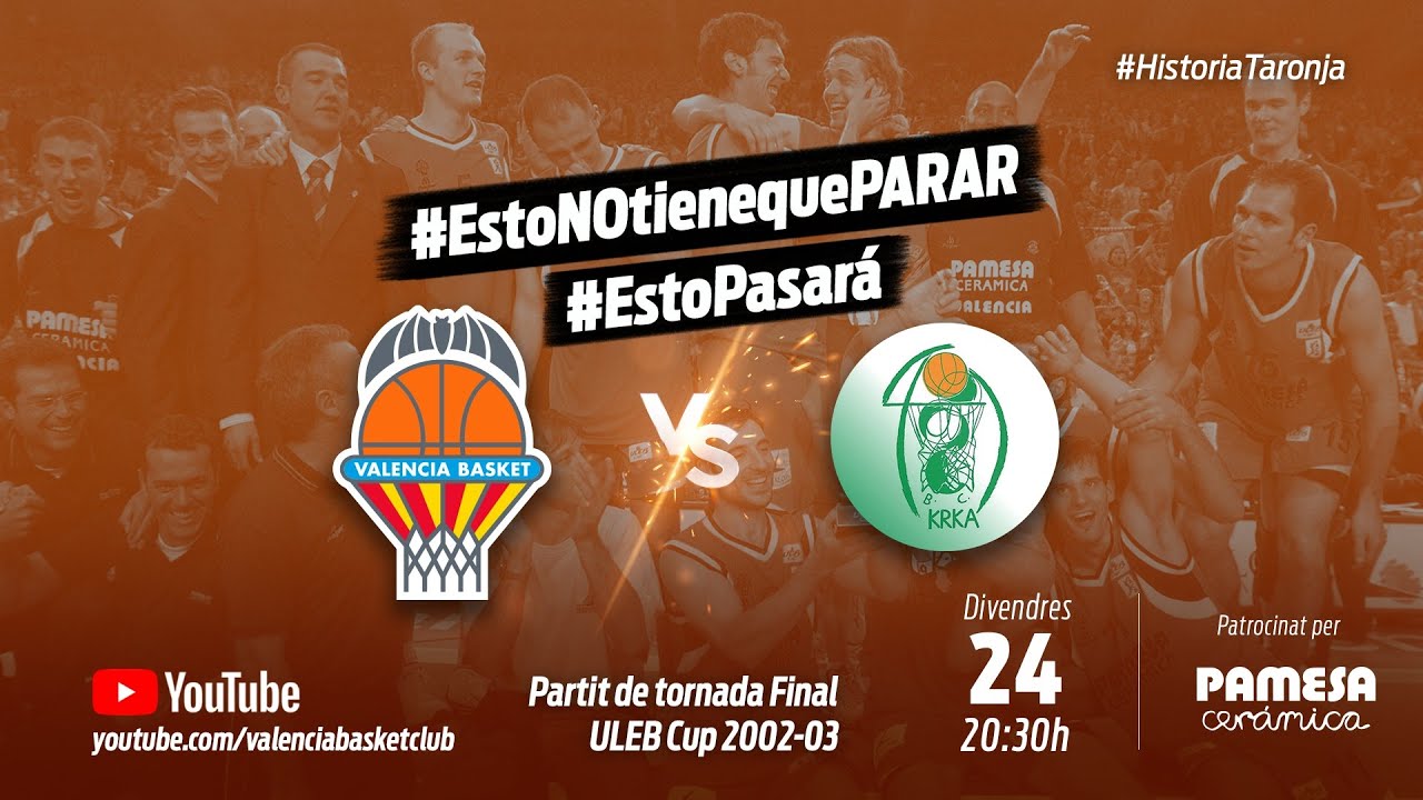 Partido de vuelta Final ULEB Cup 2002-03 vs KRKA Novo Mesto #HistoriaTaronja