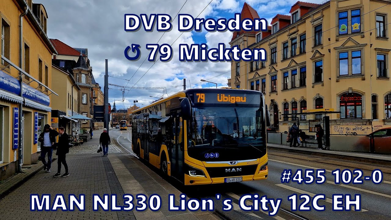 DVB Dresden - Linie 79, MAN NL330 Lion's City 12C EfficientHybrid 