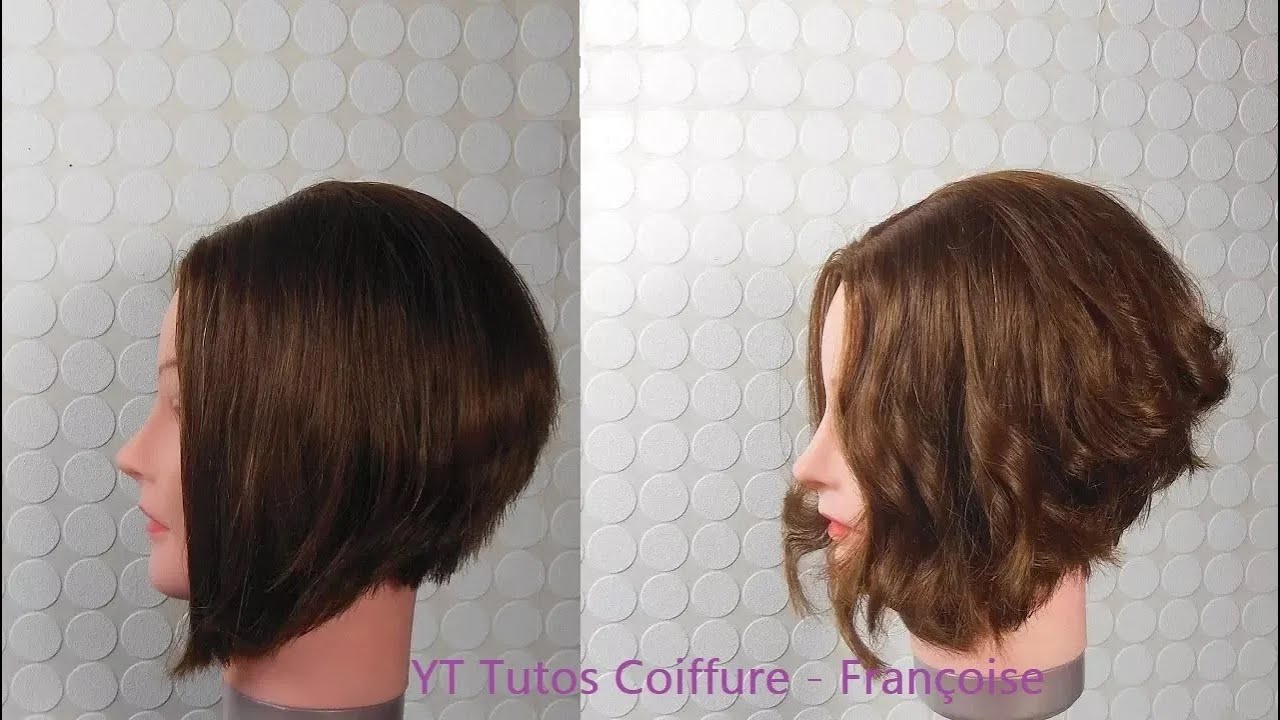 Coupe de cheveux carré plongeant dégradé  | Layered Bob haircut  | Corte de pelo corto estilo Bob