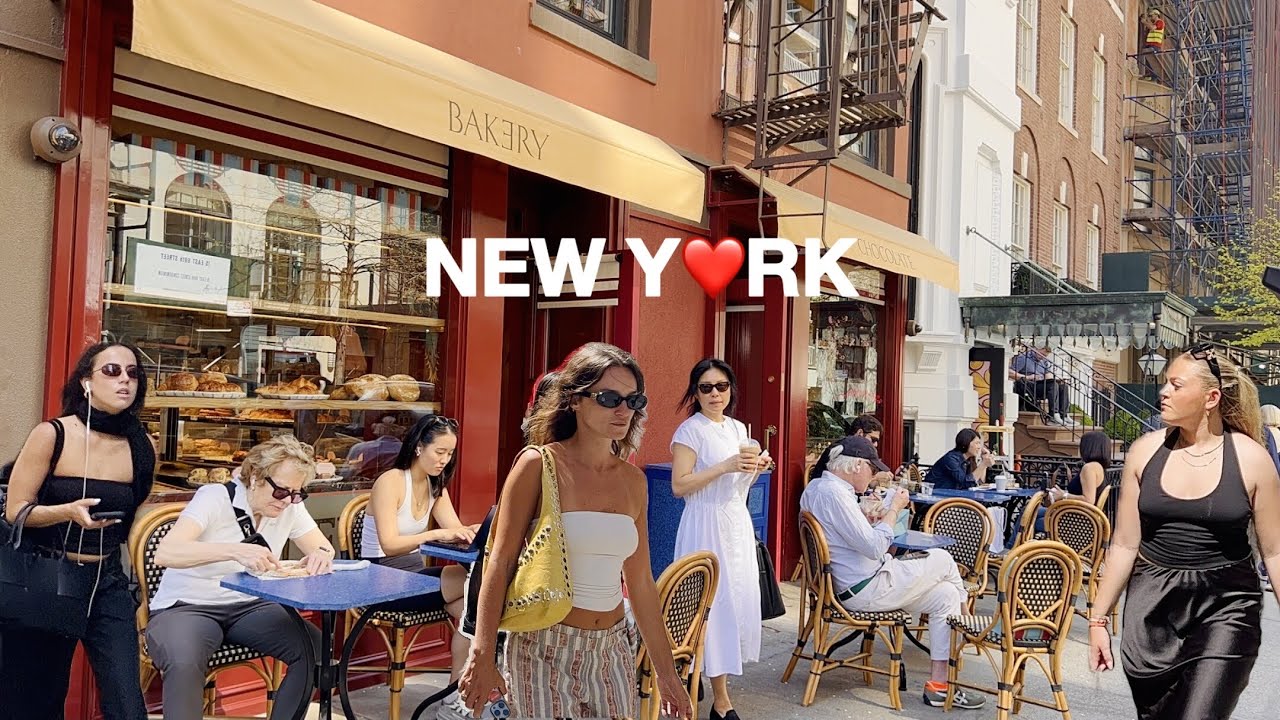 [4K]🇺🇸NYC Walk🗽Feels like Summer in New York City☀️😎 Lively 5th Ave to Upper East Side | April 2026