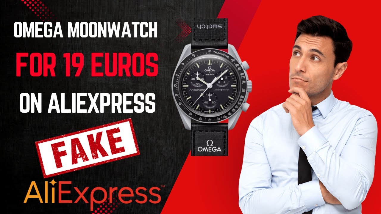 I bought a FAKE OMEGA MOONWATCH mission to the moon from ALIEXPRESS! 19 euro😱