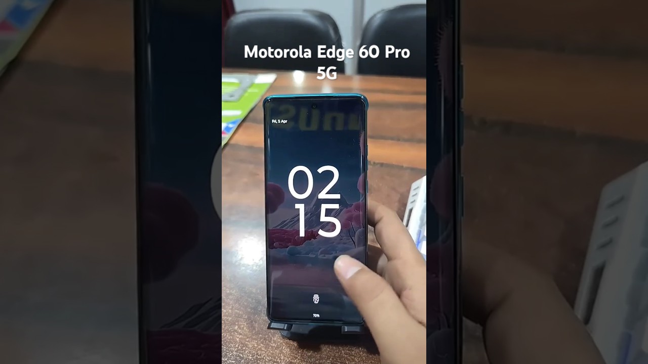 New Motorola Edge 60 Pro 5G phone unboxing quick review short video #viralvideo