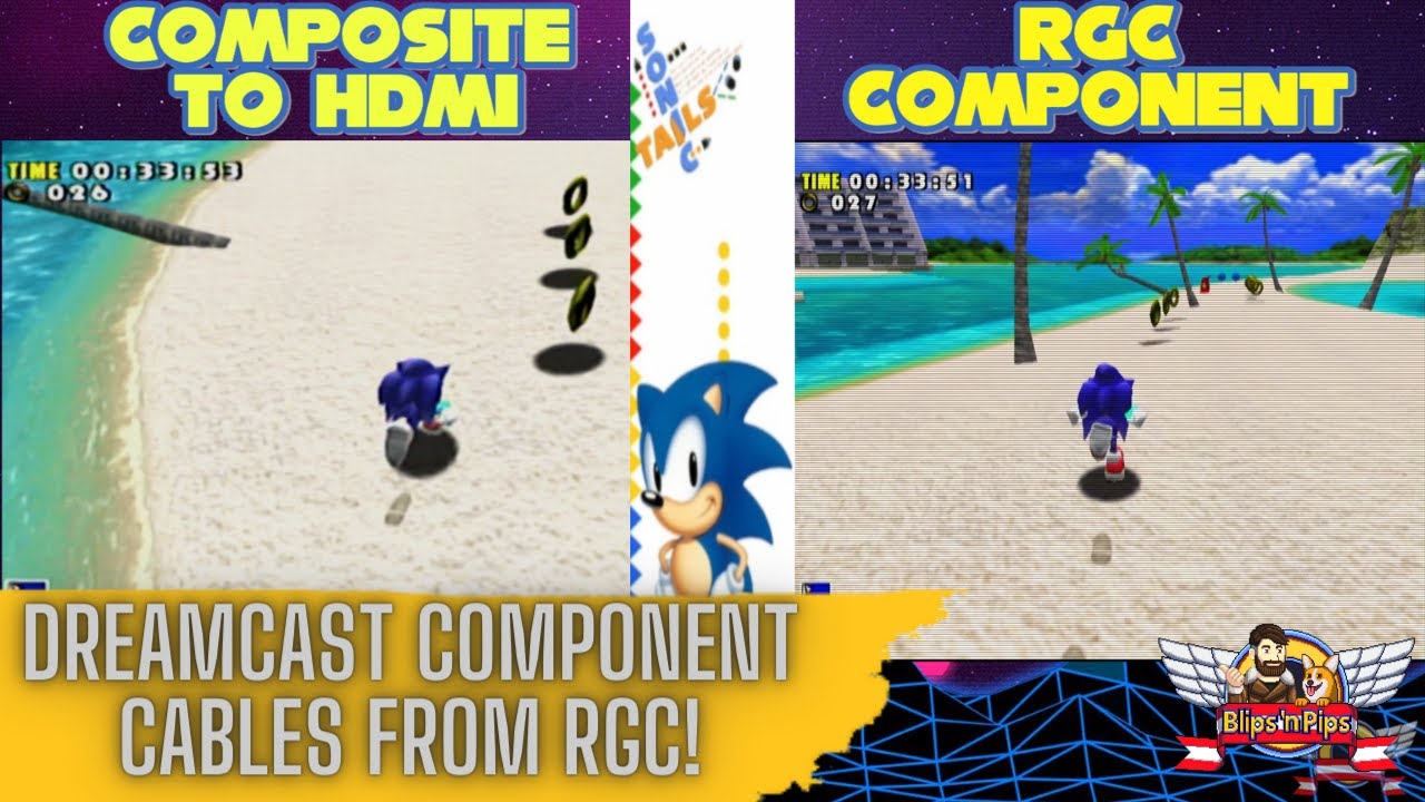 Dreamcast Component Cables From RGC Powered by RetroTink!