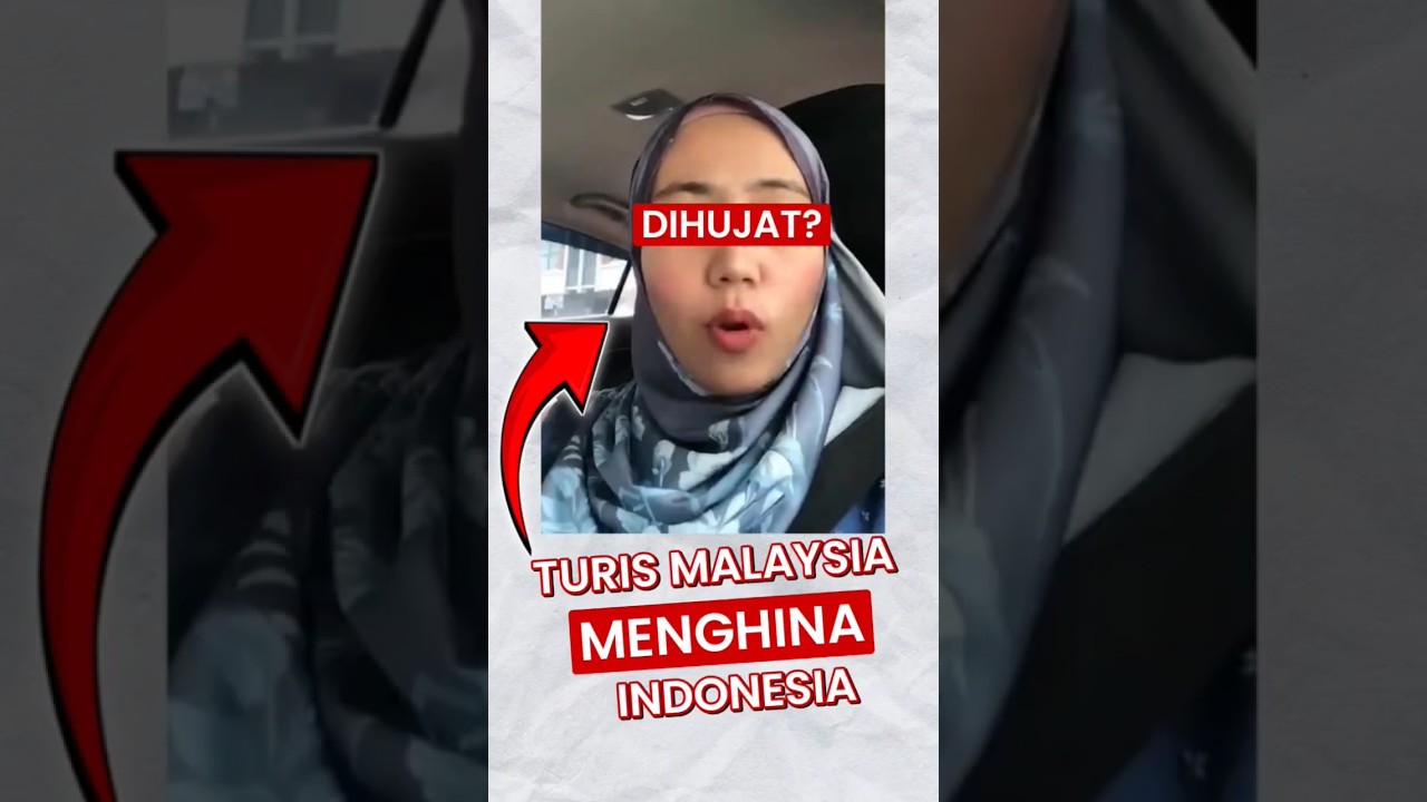 Turis Malaysia Dihujat Karena Menghina Indonesia ?#shorts