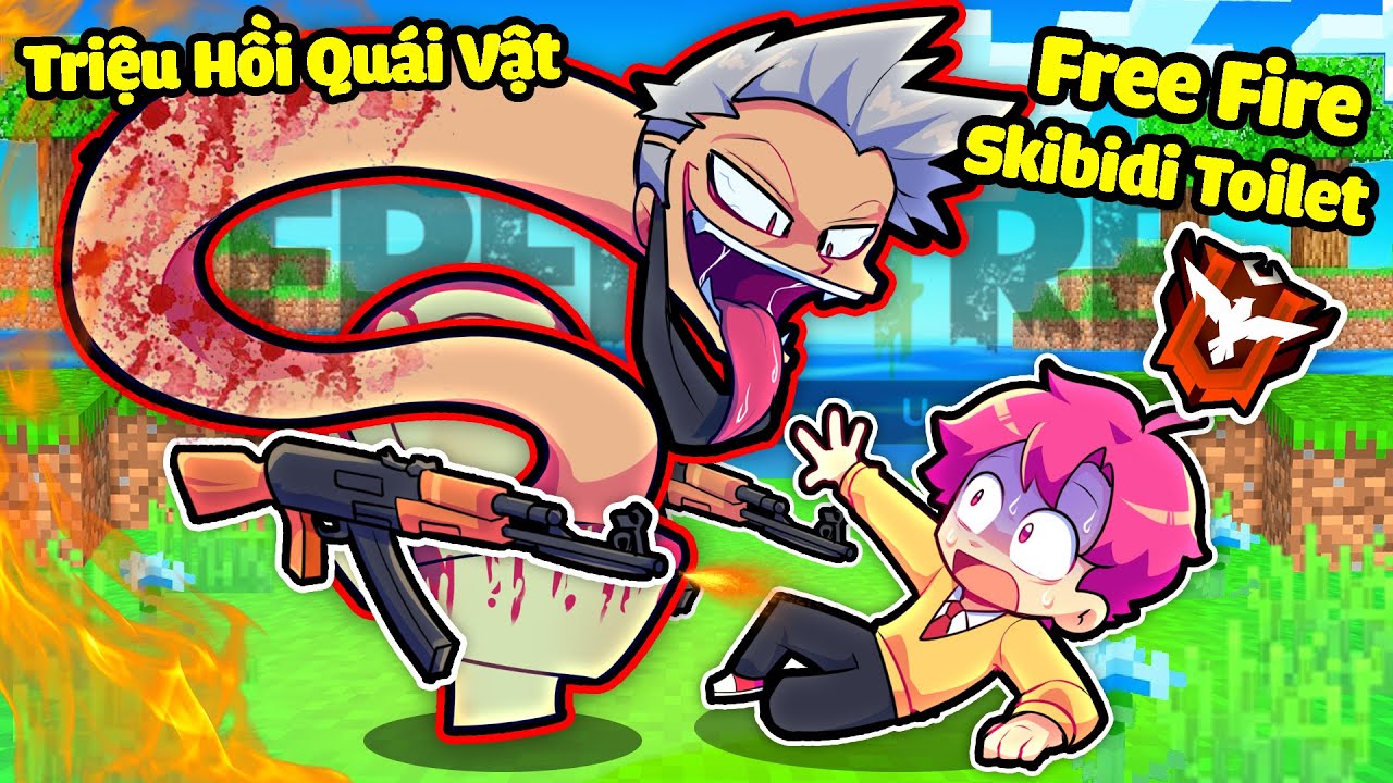 HIHA HỐT HOẢNG KHI TRIỆU HỒI THÀNH CÔNG SKIBIDI TOILET FREE FIRE  * SKIBIDI TOILET FREE FIRE 😭😱