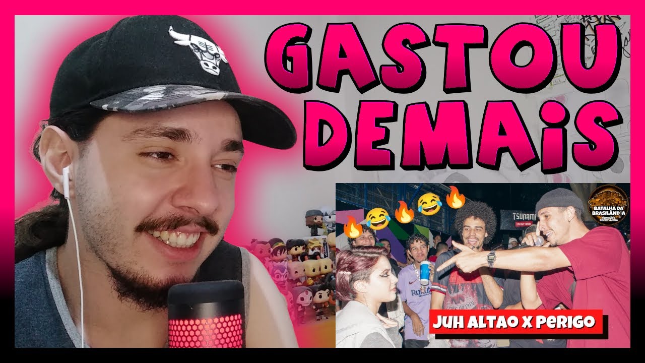 (GAXTOU MUITO 😂🔥)JUH ALTÃO X PERIGO (RJ) | 1 FASE BATALHA DA BRASILANDIA #55 | REACT BAUEB