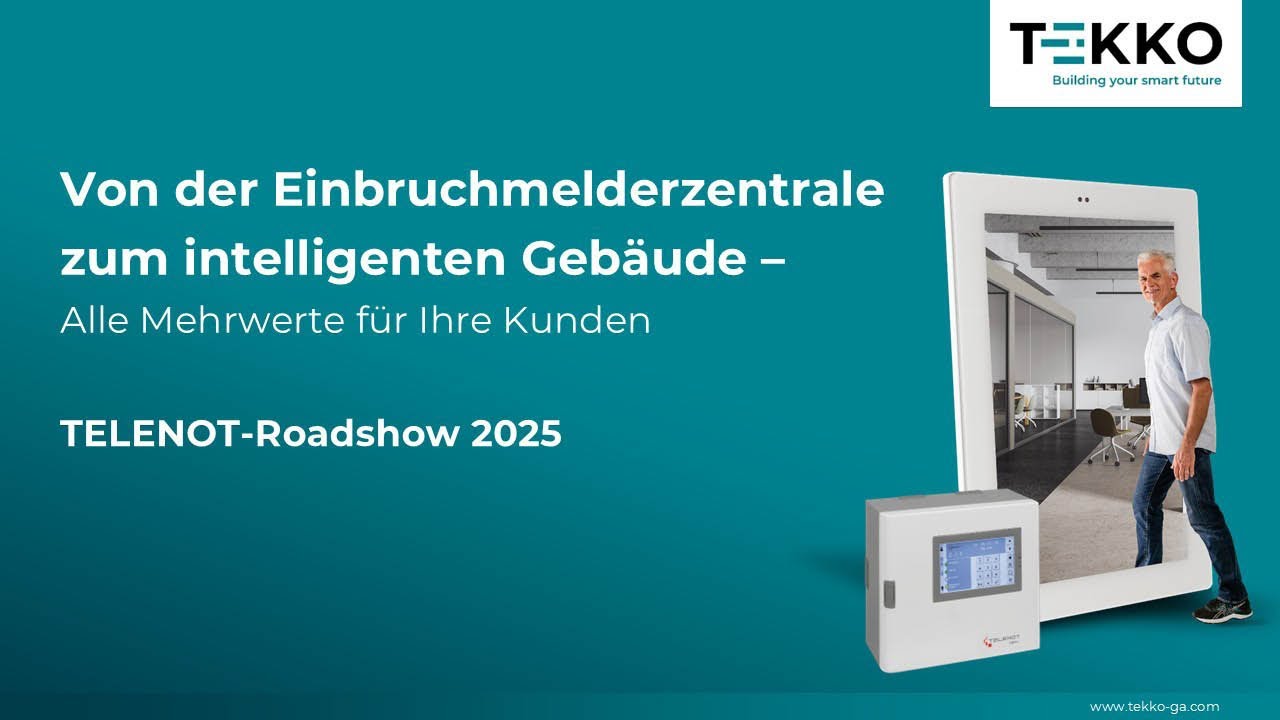 TELENOT-Roadshow [R]EVOLUTION live | TEKKO Gebäudeautomation