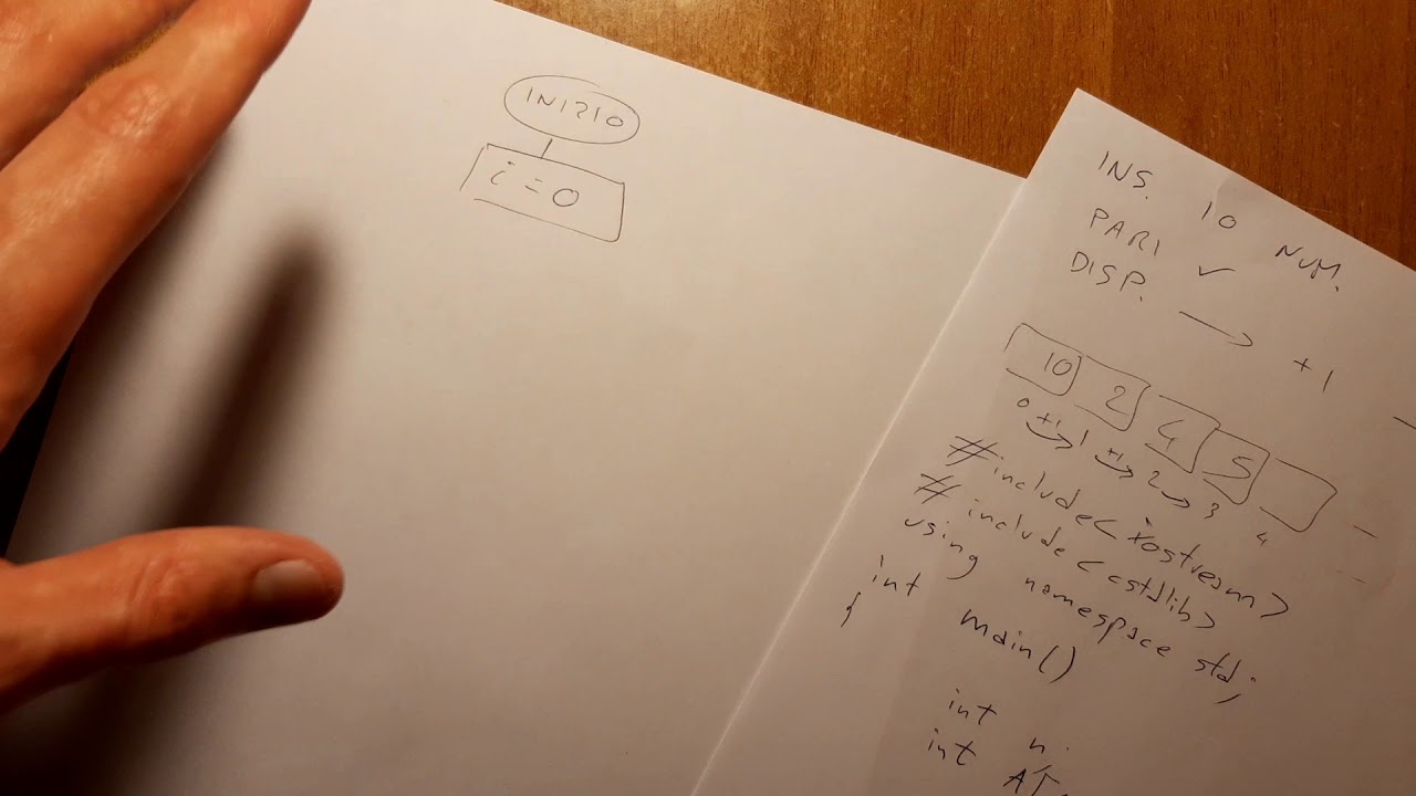 Esercizio informatica array diagramma di flusso e codifica