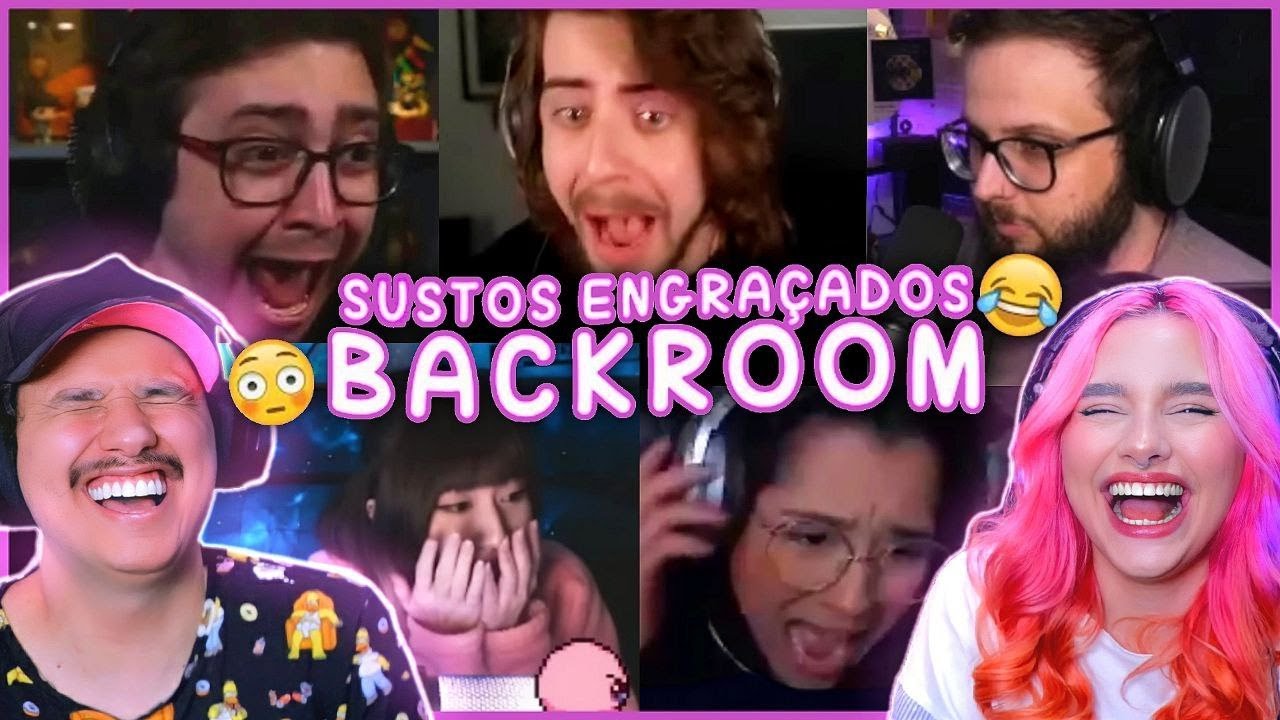 OS STREAMERS PASSARAM MAL DE MEDO NAS BACKROOMS kkkkkk
