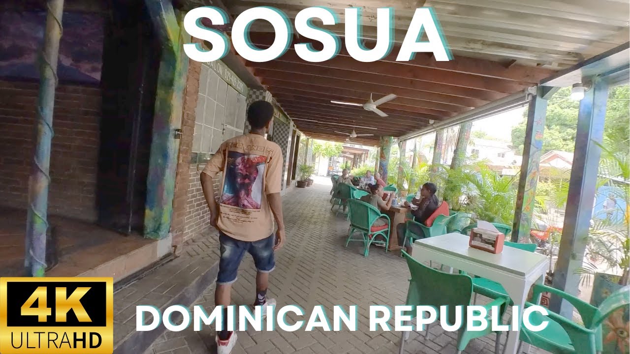 SOSÚA DOMINICAN REPUBLIC - A Walking Tour in 4k 🇩🇴
