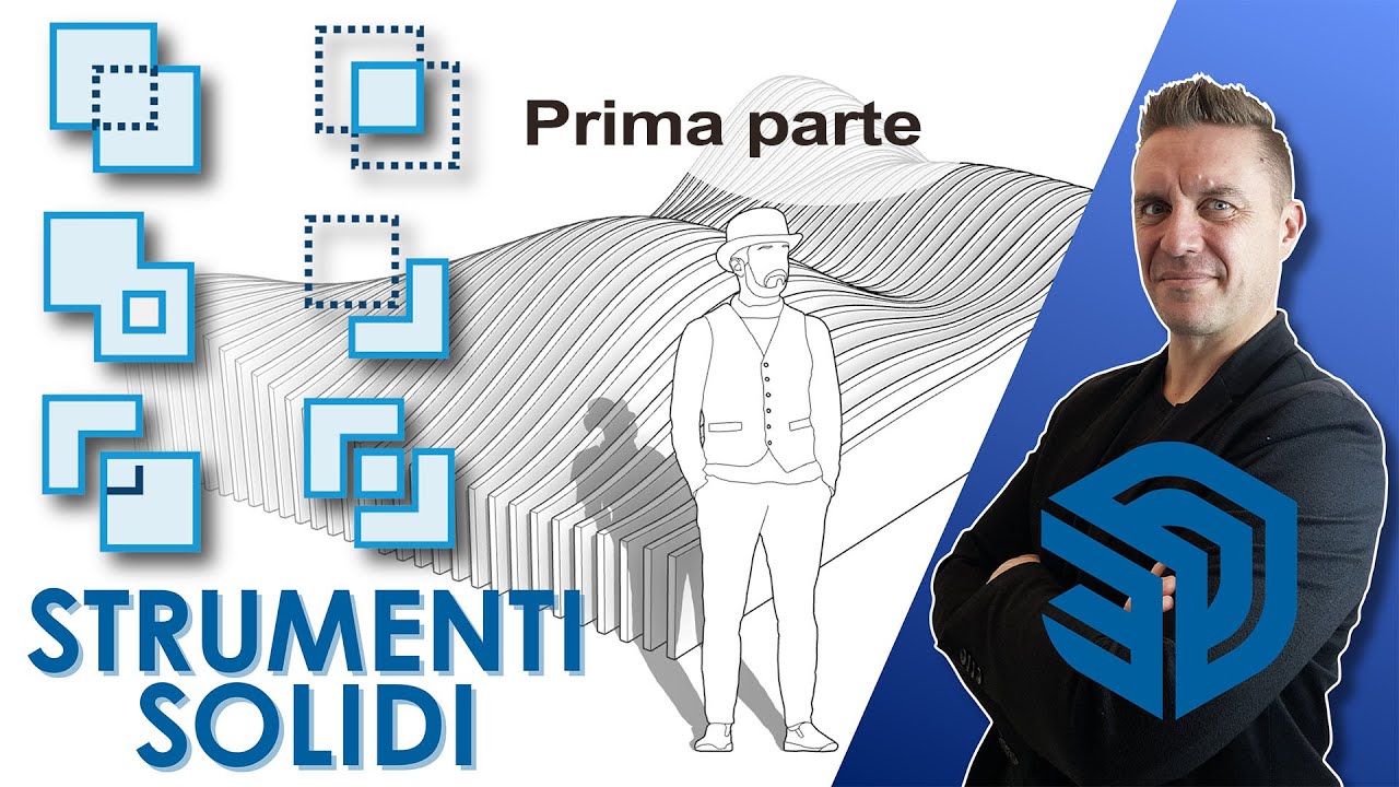 Strumenti Solidi di SketchUp: crea volumi e forme perfette in pochi clic - PARTE 1 DI 2