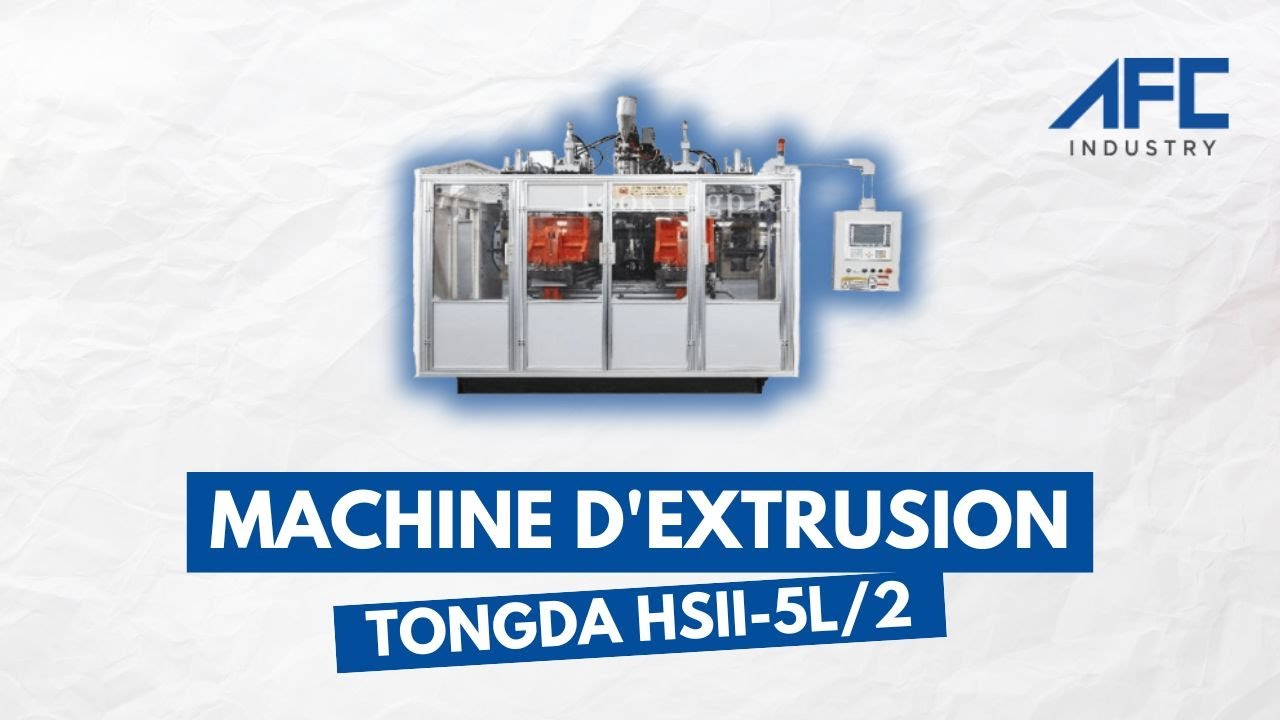 Machine d'extrusion soufflage TONGDA HSII-5L/2 pour l'emballage d&eacute;tergent 2L et 1L - AFC INDUSTRY