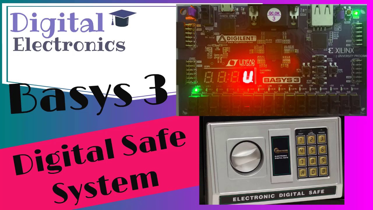 #11 Реализация цифровой системы безопасности на плате ПЛИС Basys 3 | Verilog | Пошаговые инструкции