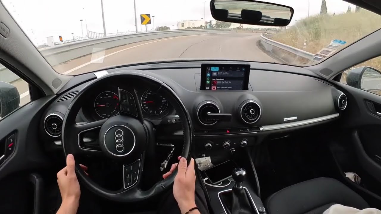 Driving Manual Audi A3 POV
