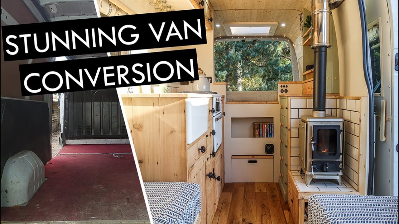 VAN TOUR | Beautiful Handcrafted Renault Master Tiny Home Conversion  With Shower & Wood Burner!