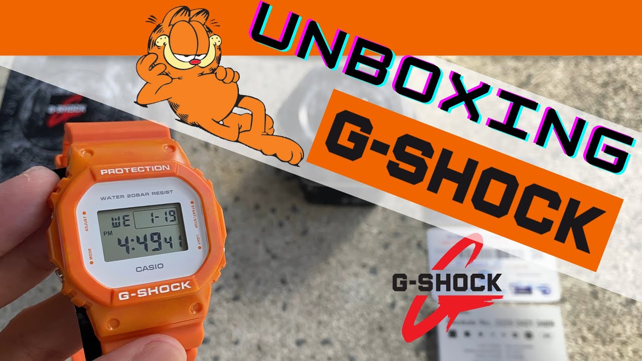 Unboxing G-Shock Petak Oren DW-5600WS-4DR