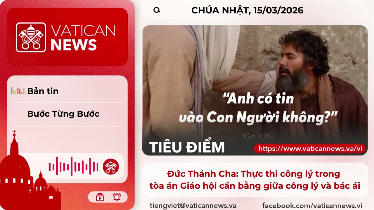 Radio Chúa Nhật 15/03/2026 - Vatican News Tiếng Việt