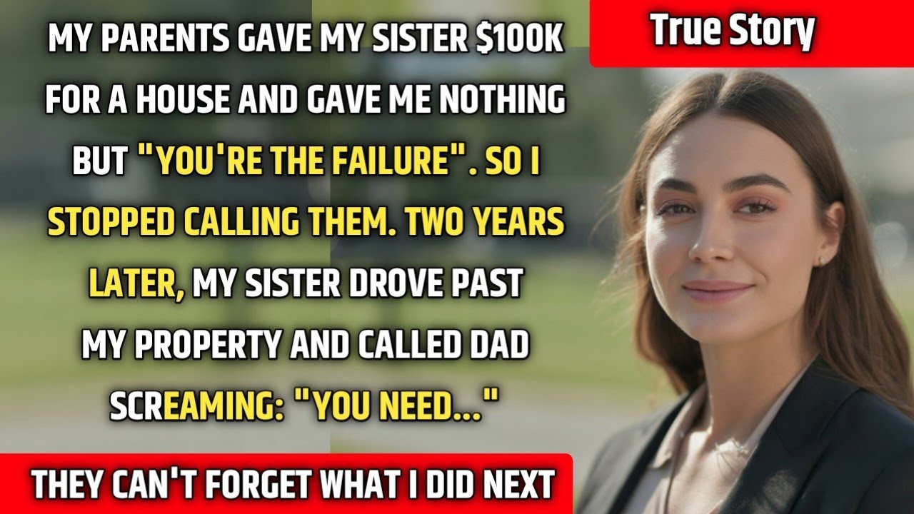My Parents Chose My Sister With $100K… and Ignored the One Thing I Owned