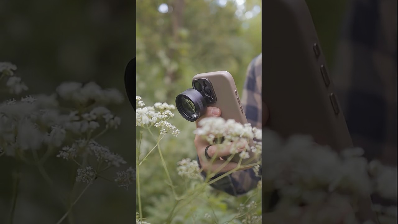 Cinematic gear that fits in your pocket - The SANDMARC Macro 100mm Lens for iPhone 🌾 🔍